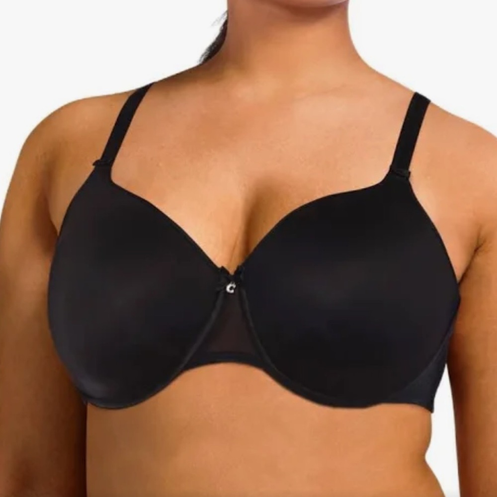 NWT Chantelle Bra 40 DDDD- Black C Magnifique Seamless Contour Minimizer